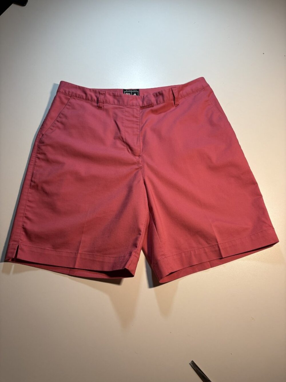 Adidas Women’s Stretch Golf Shorts Size 12 Salmon Pink Casual Bermuda Shorts